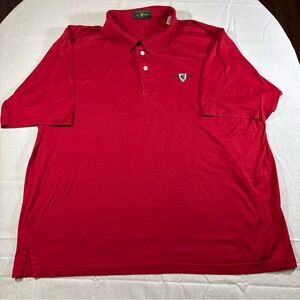 Vintage Exclusive Ferrari XL Red Polo Shirt Made In USA Short Sleeve